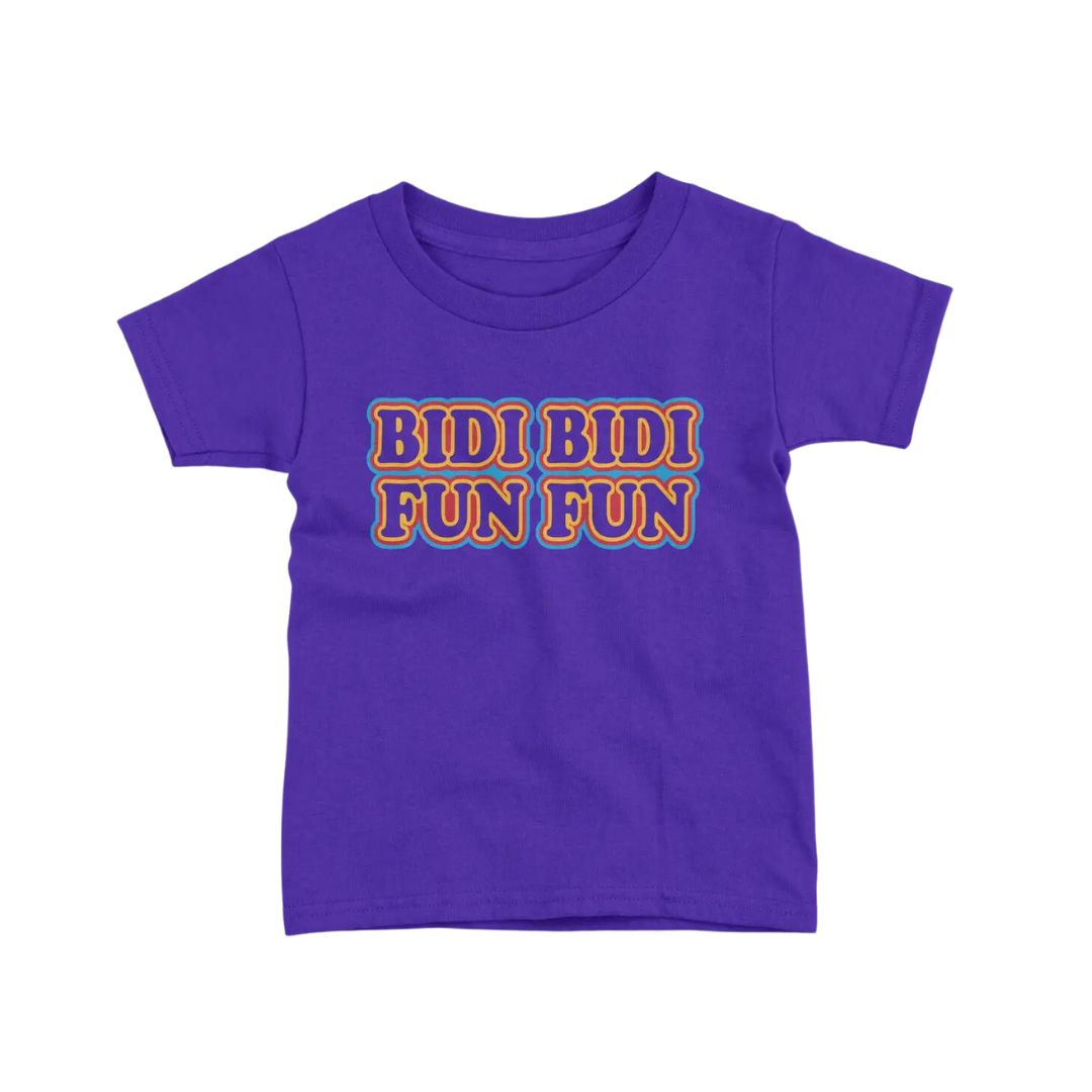 QRIC Bidi Bidi Fun Fun Toddler Shirt – Feliz Modern