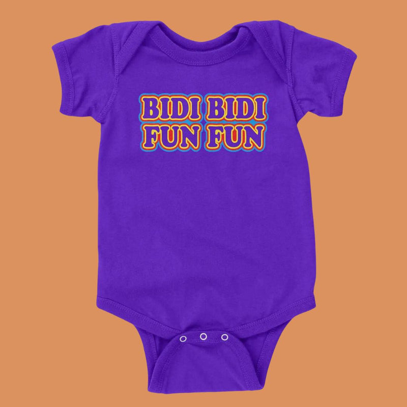 QRIC Bidi Bidi Fun Fun Onesie - 18M - Clothing - Feliz Modern