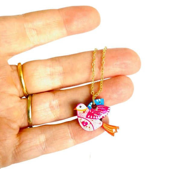RRP Miniature Bird Necklace -  - Necklaces - Feliz Modern