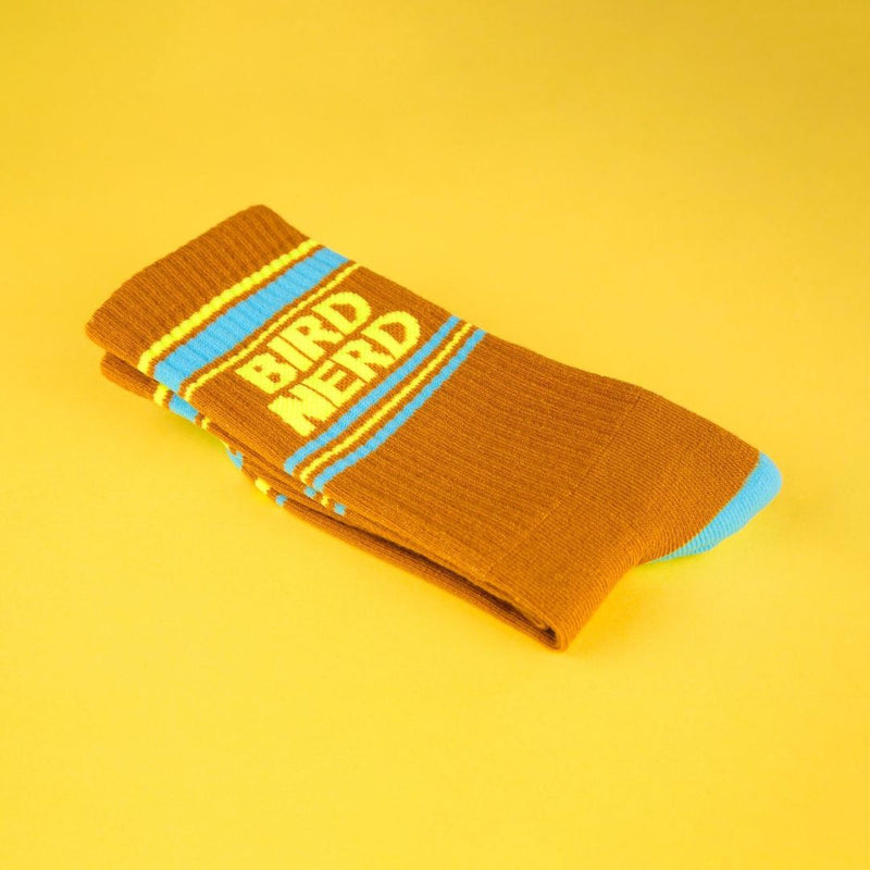GBP Bird Nerd Ribbed Gym Socks -  - Socks - Feliz Modern