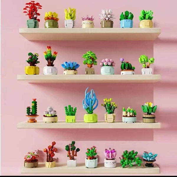 succulent center Building Block Succulent Toys, Plant, Gift