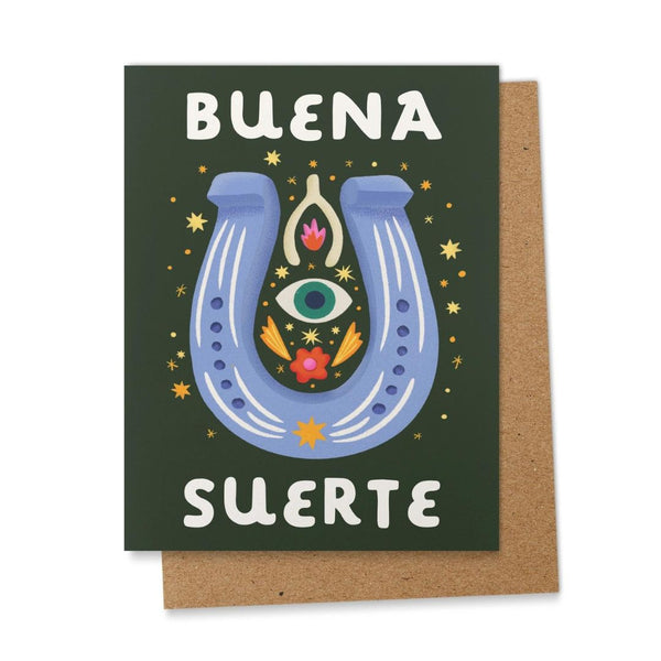 AAPK Good Luck, Buena Suerte Card -  - Cards - Feliz Modern