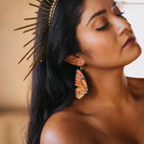 LCM Monarch Butterfly Hoops - - Earrings - Feliz Modern