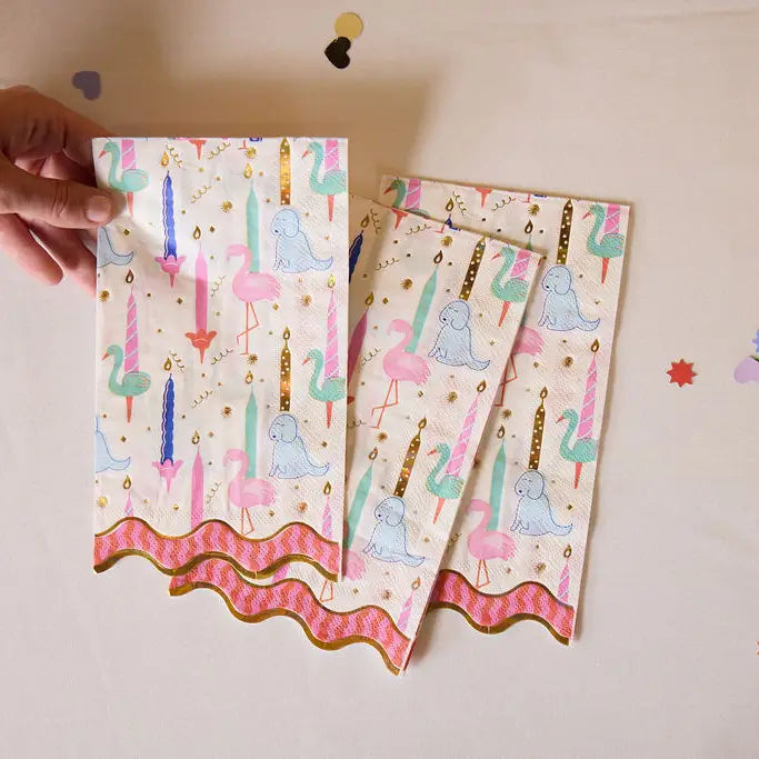 PPA Candles Guest Napkin Set - - Party Supplies - Feliz Modern