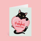 LLP Purrfect Cat Valentine's Day Card - - Cards - Feliz Modern