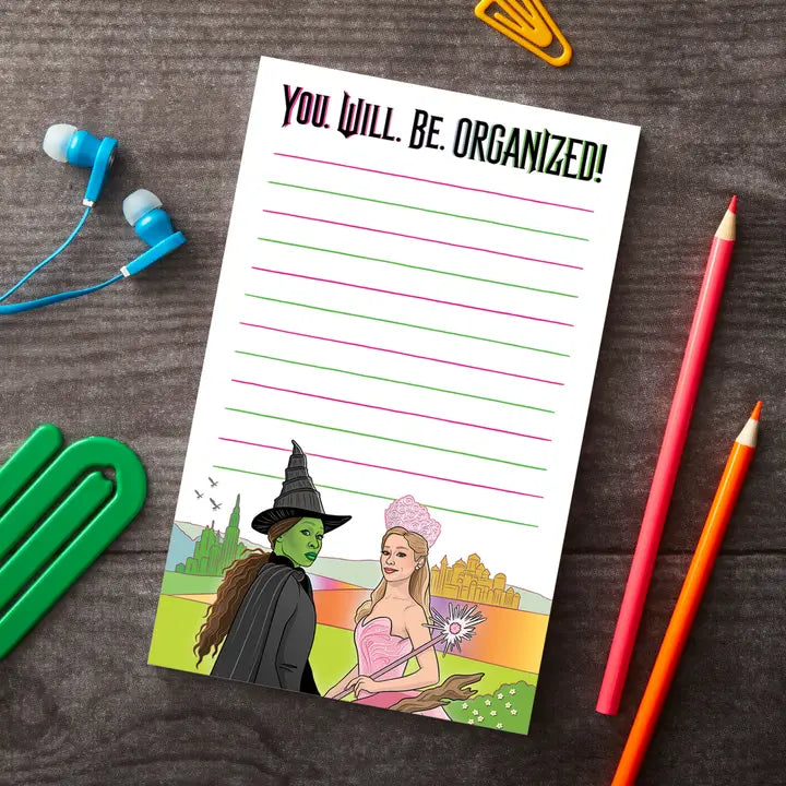 TFND You Will Be Organized Notepad