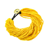 CLRL Colorful Beaded Bracelet - Canary Yellow - Bracelets - Feliz Modern