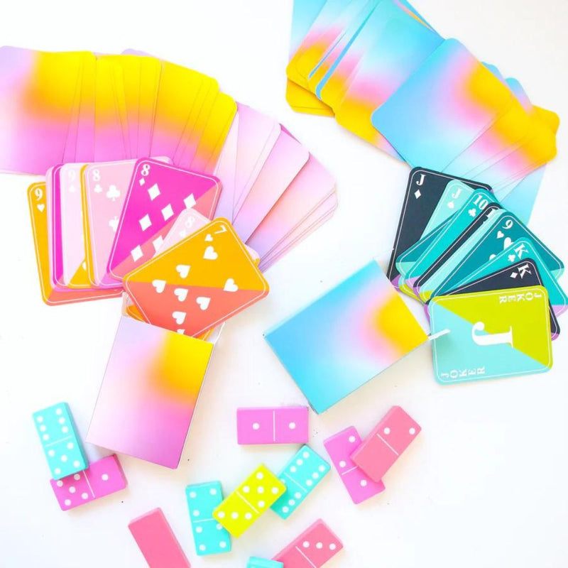 KAC Gradient + Color Block Playing Card Set -  - Games - Feliz Modern