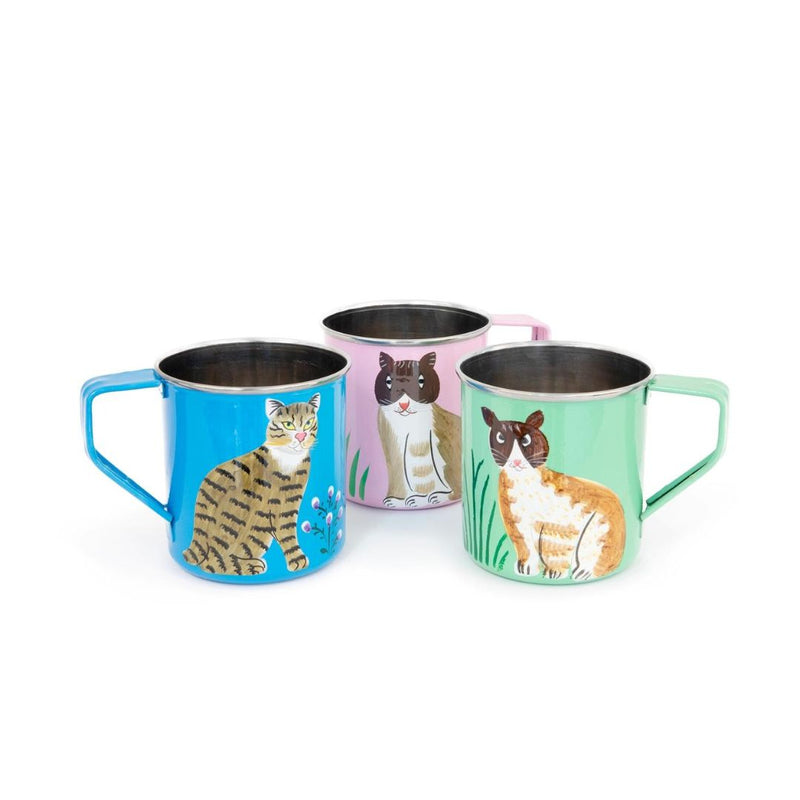 HLFR Colorful Cat Mugs -  - Drinkware - Feliz Modern