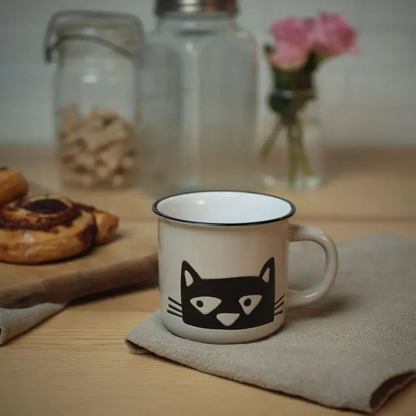 LGOO Cat Camp Mug - - Mugs - Feliz Modern