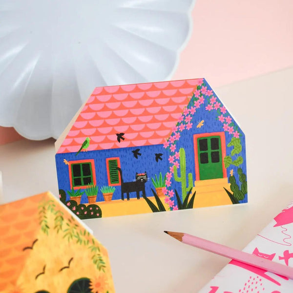 NKI Frida Katlo Blue House Card -  - Cards - Feliz Modern