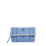 MOGL* Blue Zig Zag Clutch - - Bags - Feliz Modern