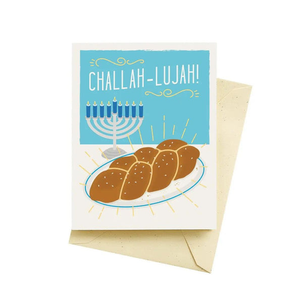 SLTZ Challah-Lujah Card -  - Cards - Feliz Modern