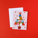 LCAI Love Tree Holiday Greeting Card Set of 6 -  - Cards - Feliz Modern