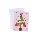 LCAI Love Tree Holiday Greeting Card Set of 6 -  - Cards - Feliz Modern