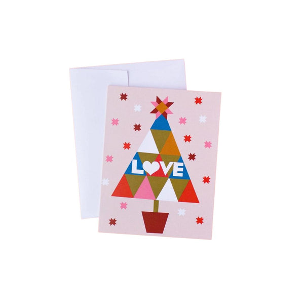 LCAI Love Tree Holiday Greeting Card Set of 6 -  - Cards - Feliz Modern