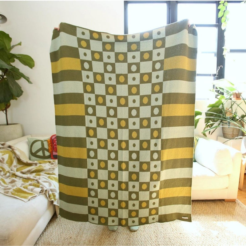 CNAC Checkmate Blanket -  - Pillows & Throws - Feliz Modern