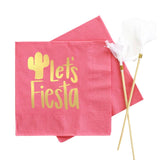 WRE* Let's Fiesta Napkins - Coral - Party Supplies - Feliz Modern