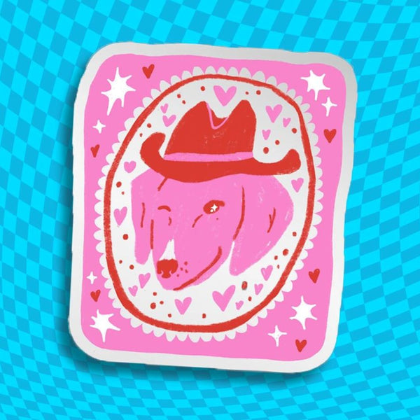 AXLO Cowboy Puppy Sticker -  - Stickers - Feliz Modern