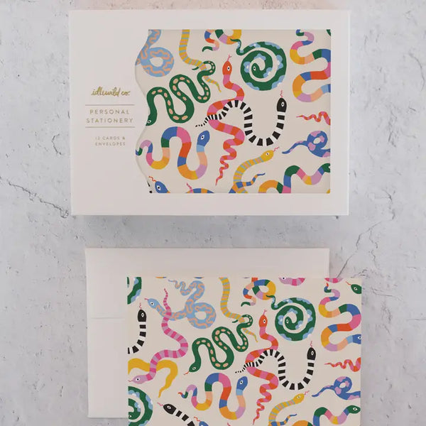 IDL Colorful Snakes Card Box Set - - Cards - Feliz Modern