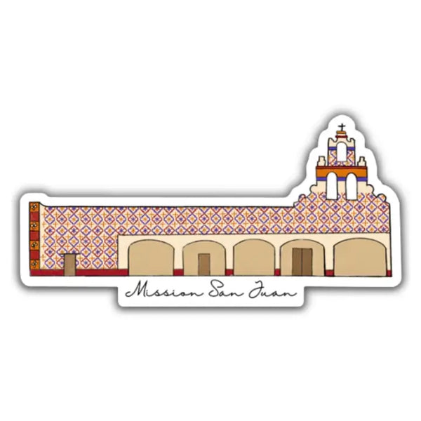 NAT Mission San Juan Sticker - - Stickers - Feliz Modern