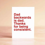 SDSH Dad Backwards Card -  - Cards - Feliz Modern