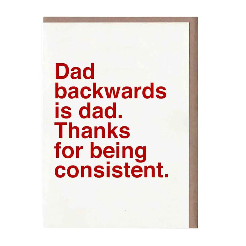 SDSH Dad Backwards Card -  - Cards - Feliz Modern