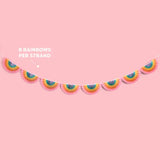 XOF Rainbow Paper Fan Garland