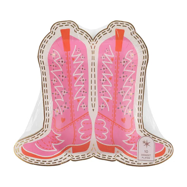 PPA Cowboy Boot Plate Set - - Party Supplies - Feliz Modern