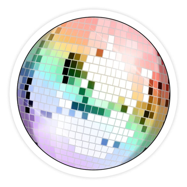 SPTRM Rainbow Disco Ball Sticker -  - Stickers - Feliz Modern