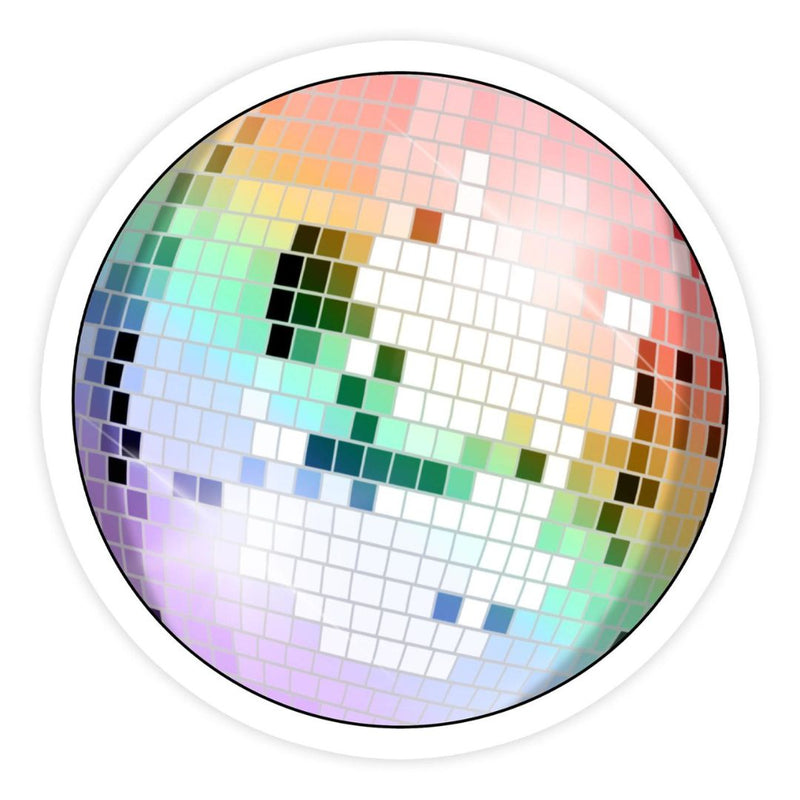 SPTRM Rainbow Disco Ball Sticker -  - Stickers - Feliz Modern