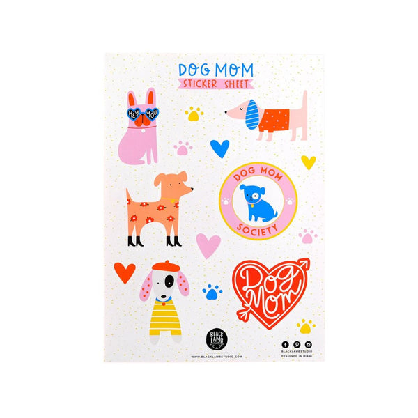 BLS* Dog Mom Sticker Sheet -  - Stickers - Feliz Modern