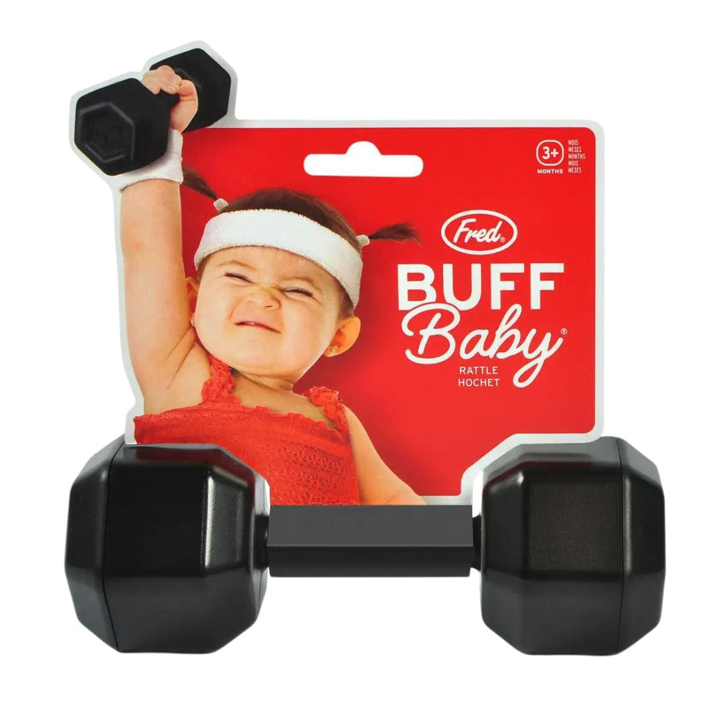 FAFK Buff Baby Dumbbell Rattle - Main Image