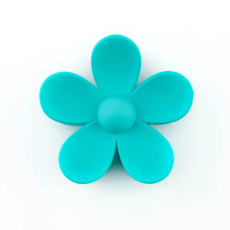 CLRL* Flower Hair Clip - Aqua - Hair Accessories - Feliz Modern