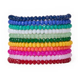 IKA Patsy Rainbow Beaded Bracelets (set of 11) - - Bracelets - Feliz Modern
