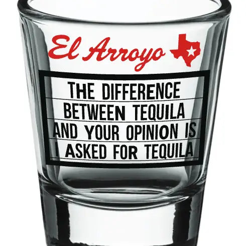 ELAO Marquee Tequila Opinion Shot Glass - - Drinkware - Feliz Modern
