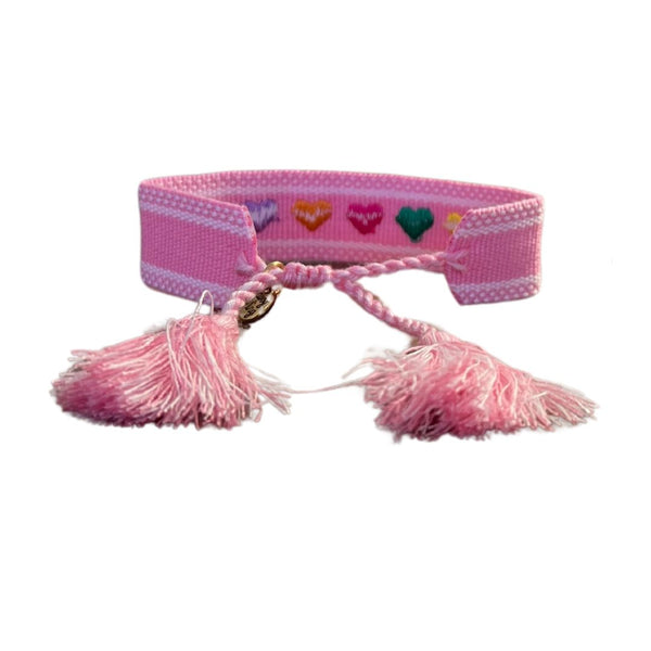 SVBL Embroidered Heart Bracelet -  - Bracelets - Feliz Modern