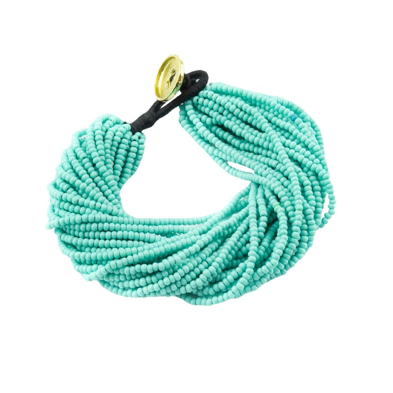 CLRL Colorful Beaded Bracelet - Mint - Bracelets - Feliz Modern