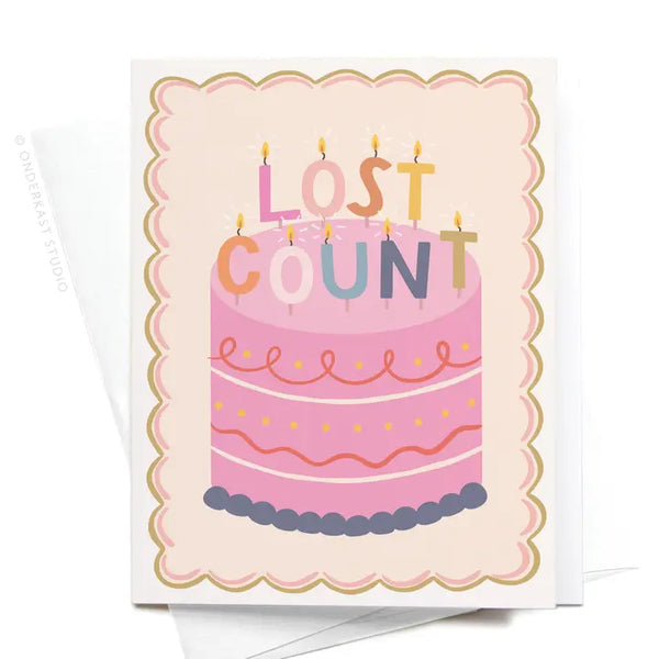 ONKS Lost Count Birthday Card