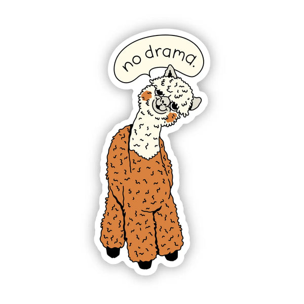 BMD No Drama Llama Sticker - - Stickers - Feliz Modern