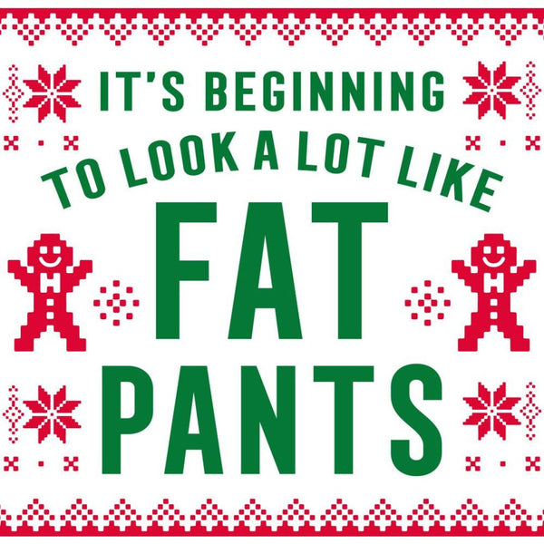 SOSS Fat Pants Christmas Cocktail Napkins -  - Christmas - Feliz Modern