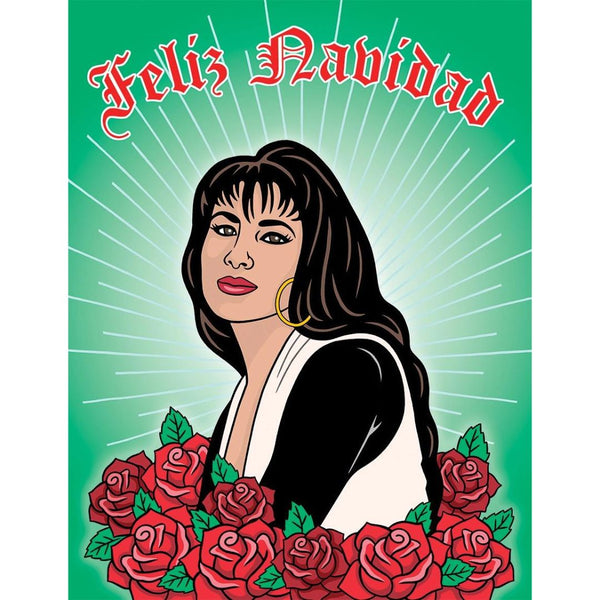 TFND Queen of Tejano - Felíz Navidad -  - Cards - Feliz Modern