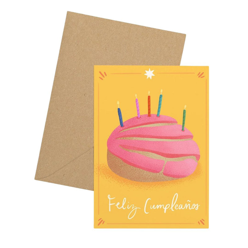 AAPK Feliz Cumpleanos Concha Card -  - Cards - Feliz Modern