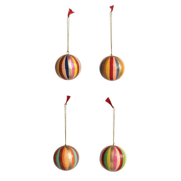 CCO Festive Paper Mache Ornaments -  - Christmas - Feliz Modern