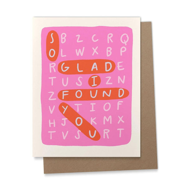 AAPK* Glad I Found You Card - - Cards - Feliz Modern