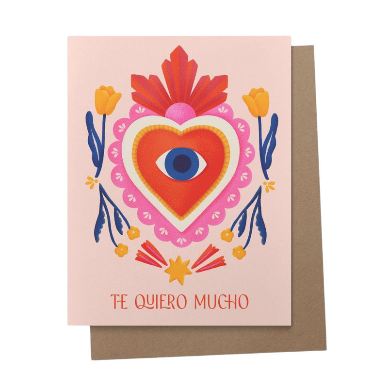 AAPK Te Quiero Heart Card -  - Cards - Feliz Modern
