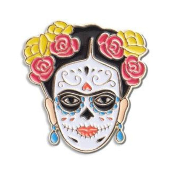 TFND* Frida Day of the Dead Pin -  - Pins & Patches - Feliz Modern