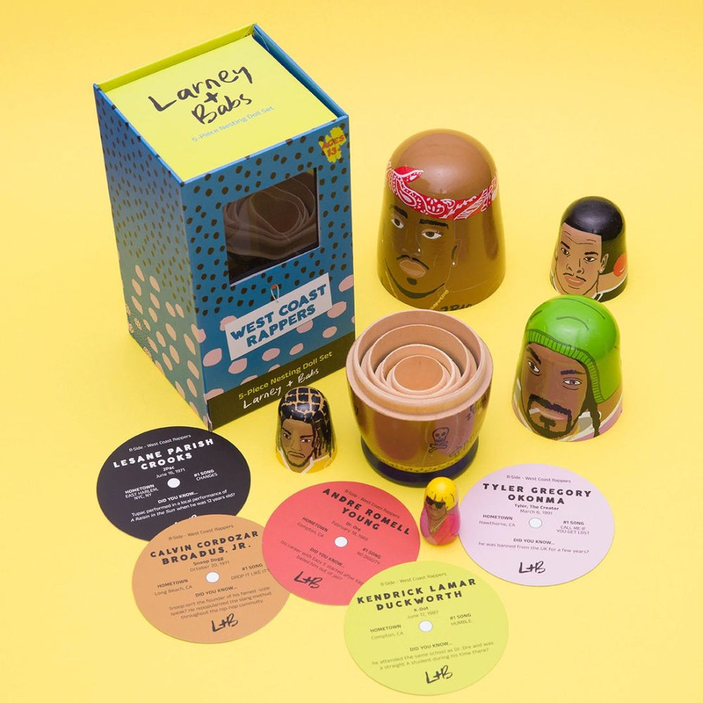 LBS West Coast Rappers Nesting Doll Set