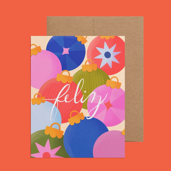 AAPK Feliz Spanish Christmas Card - - Cards - Feliz Modern