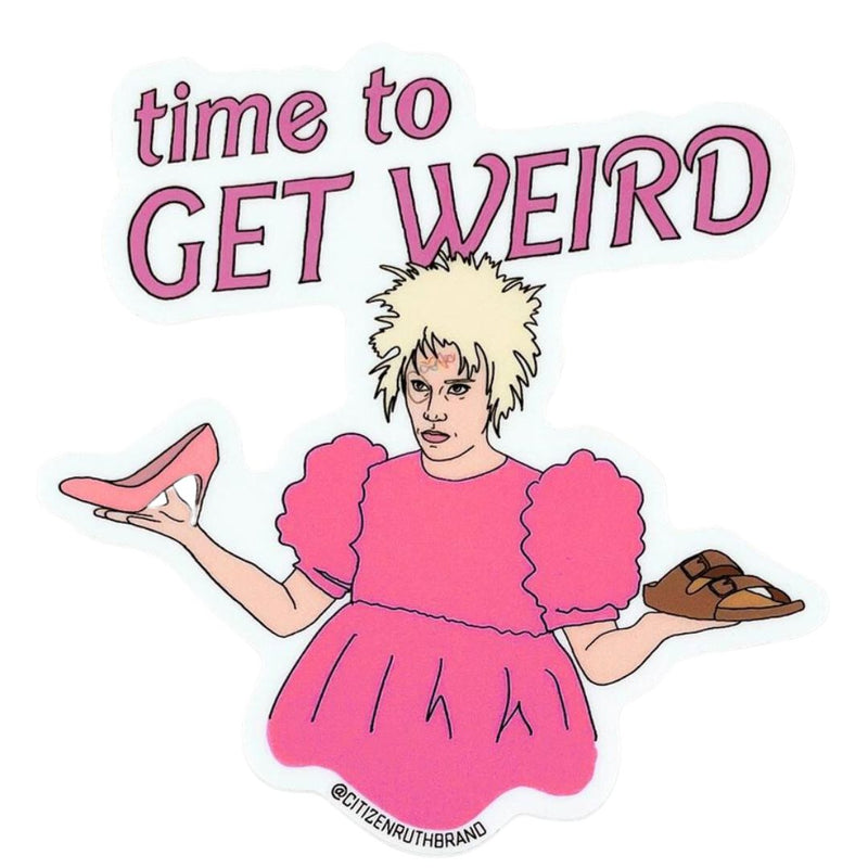 CTR Time To Get Weird Barbie sticker -  - Stickers - Feliz Modern
